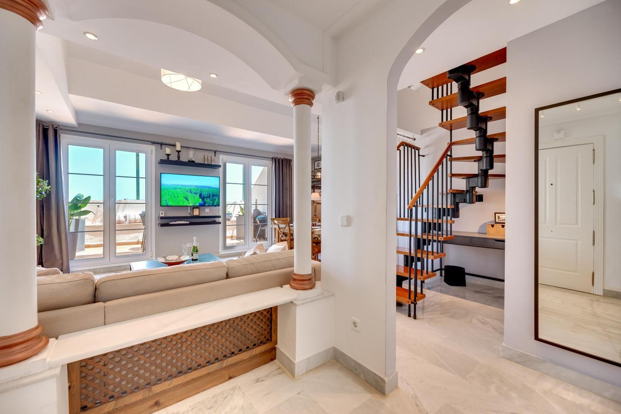 Elegant 2 Bdrm Penthouse With Bbq And Pools Apartment Marbella Exterior photo