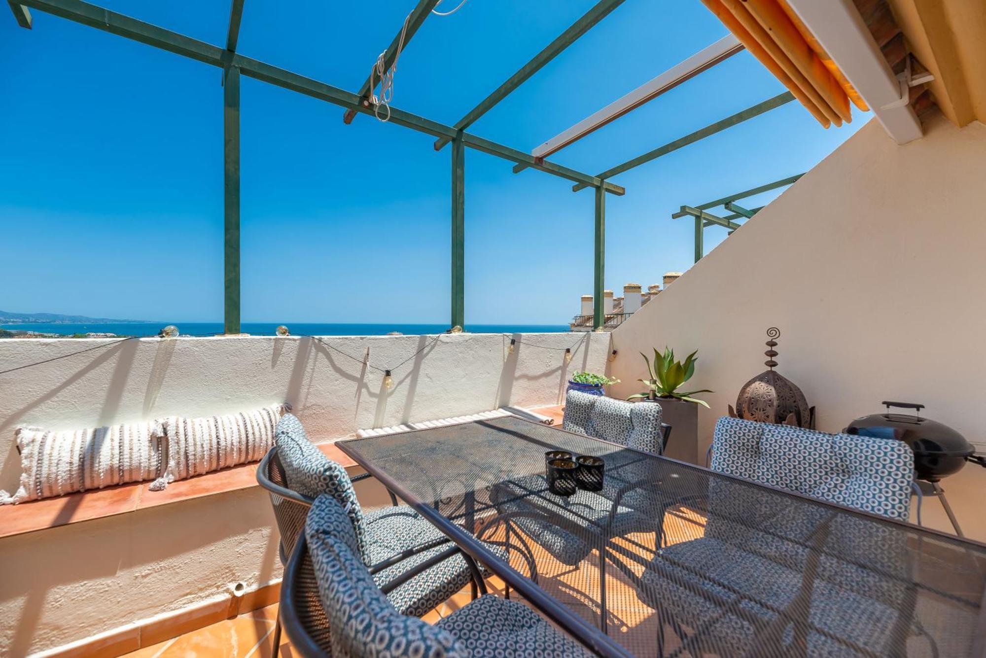 Elegant 2 Bdrm Penthouse With Bbq And Pools Apartment Marbella Exterior photo
